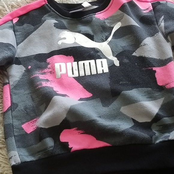 Girls Puma pants and sweatshirt set 3T - Picture 2 of 5